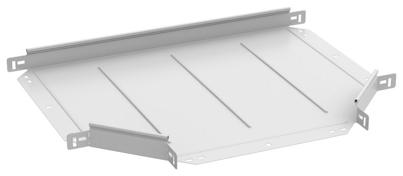 Ответвитель для лотка Т-образ. 50х400 0.8мм RAL 9016 ESCA 5 IEK ES5-RT-050-400-08-RGA от BTSprom.by