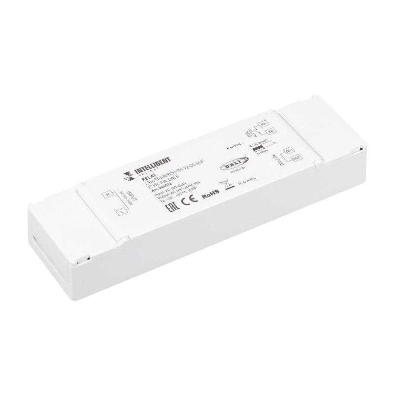 модуль релейный smart-switch-701-72-d2-suf 230в 10а dali ip20 пластик intelligent arlight 046512 от BTSprom.by