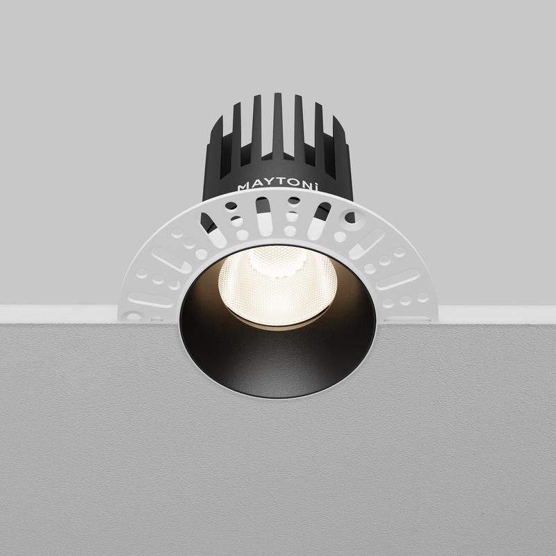  Светильник Dip 15Вт 4000К 50град. встраив. Maytoni DL121-15W-4K-TRS-B фото в каталоге от BTSprom.by