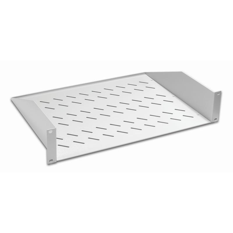 полка консольная 19дюйм 2u г=350мм нагрузка до 25кг сер. datarex dr-412210 от BTSprom.by