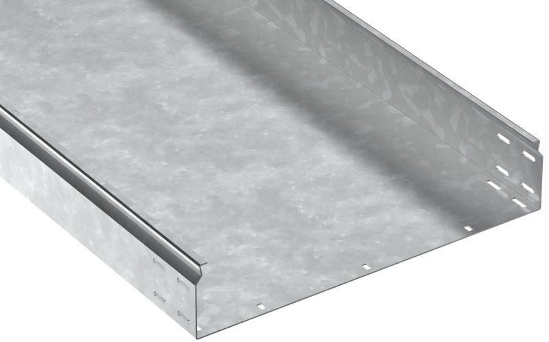 Лоток листовой неперфорир. 100х500 L2500 сталь 1.5мм HDZ ESCA 7 IEK CLN10-100-500-150-D25-HDZ от BTSprom.by