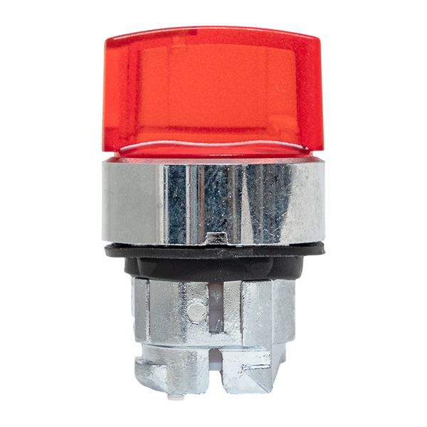  Механизм переключателя исполнительный XB4 IP65 на 3 положения возвратный без фиксации с подсветкой с короткой ручкой красн. EKF XB4BD3L-R-65 фото в каталоге от BTSprom.by