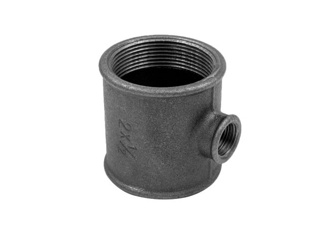 тройник ред. 1 1/2" х 3/4" чугун черн., av engineering avec431011234 от BTSprom.by