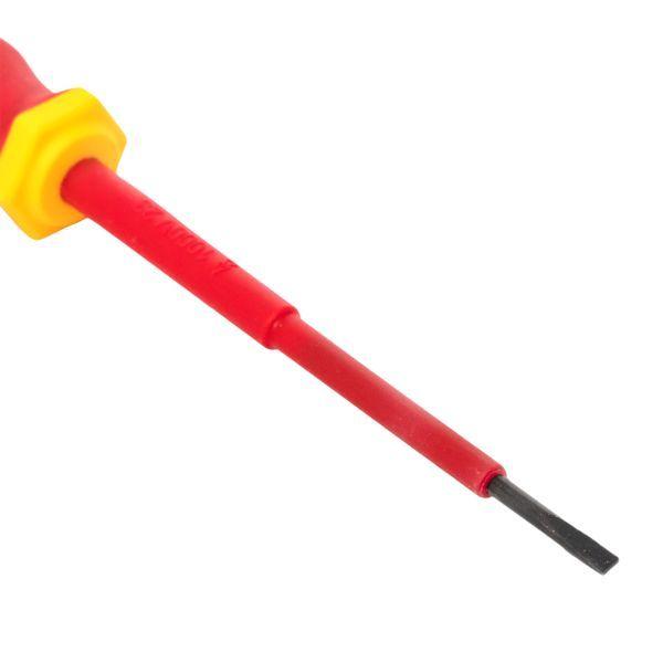  Отвертка SL2.5х80мм Master 1000В Basic EKF sl-2.5-80-mas-in фото в каталоге от BTSprom.by