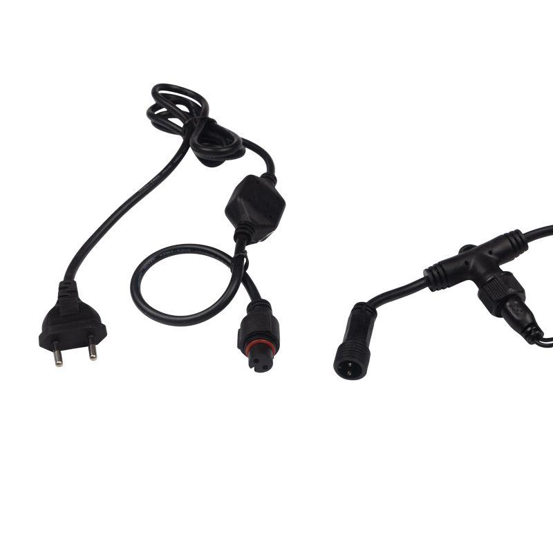  Гирлянда светодиодная "Светодиодный Дождь" 2х1.5м 360LED зел. 23Вт 230В IP65 постоян. свечение провод черн. Neon-Night 235-124 фото в каталоге от BTSprom.by