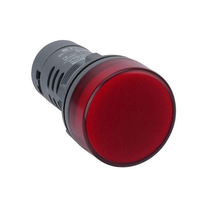 лампа светосигнальная sb7 d22мм 24в dc красн. моноблочная se sb7ev04bp от BTSprom.by
