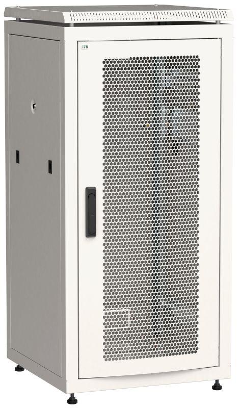 шкаф сетевой linea n 19дюйм 18u 600х800мм перфорир. передн. дверь сер. itk ln35-18u68-p от BTSprom.by