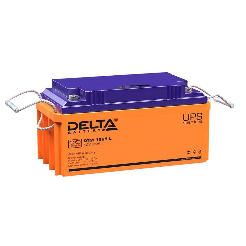 аккумулятор ups 12в 65а.ч delta dtm 1265 l от BTSprom.by