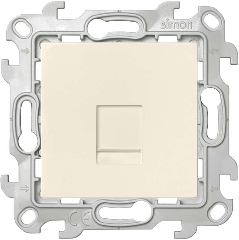 розетка телефонная сп simon 24 rj11 ip20 механизм сл. кость simon 2410480-031 от BTSprom.by