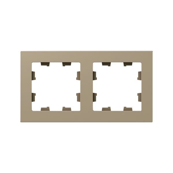 рамка 2-м эпика пластик шампань ekf up1-fpc-02 от BTSprom.by