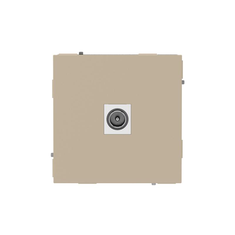 розетка телевизионная одиночная tv kant ванильн. марципан dkc 7015503 от BTSprom.by