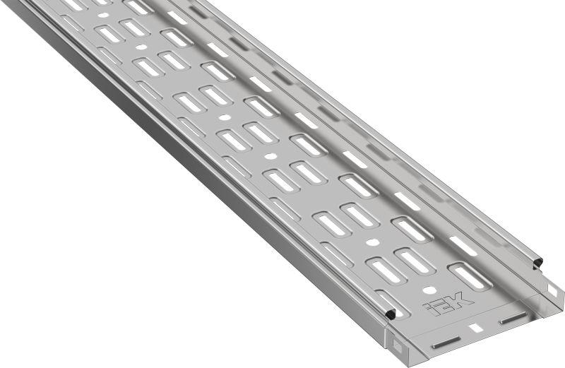 Лоток листовой перфорир. 150х35 L3000 сталь 0.45мм без боковой ESCA 3 IEK ES3-15-035-150-3-045 от BTSprom.by