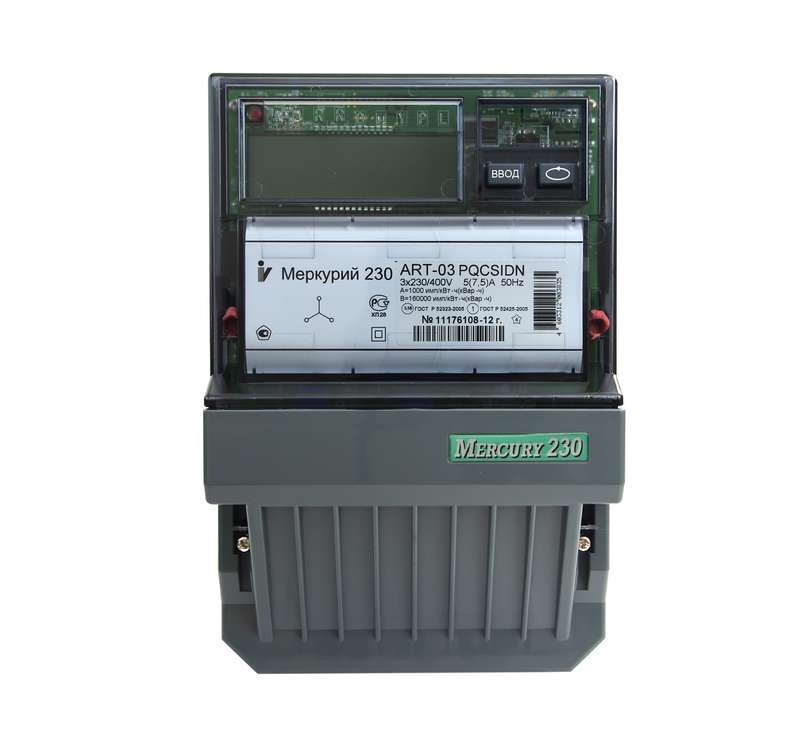 счетчик меркурий 230 art-03 pqrsidn 3ф 5-7.5а класс точн. 0.5s/1.0 1 тариф. rs-485 жки инкотекс м0000051953 от BTSprom.by