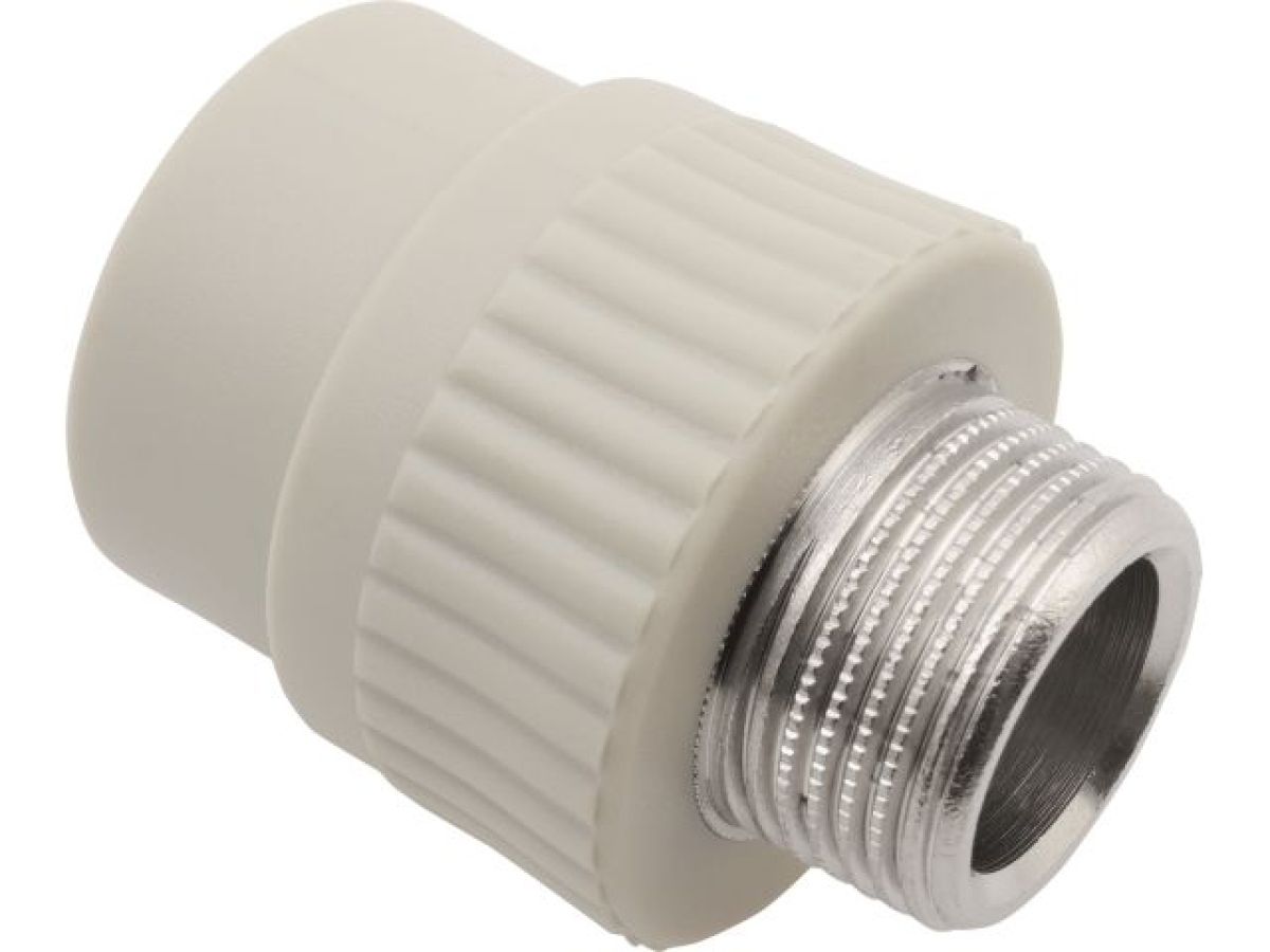 ниппель пп комб. нар. 32x1" сер. fv plast (под заказ кратно коробкам) aa215032001 от BTSprom.by