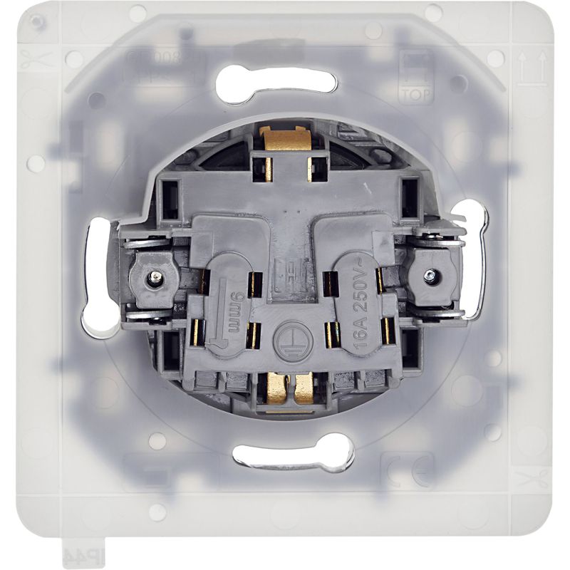  Розетка 1-м СП Inspiria 16А IP44 250В 2P+E защ. шторки с крышкой немецк. стандарт механизм антрацит IEK 673743 фото в каталоге от BTSprom.by