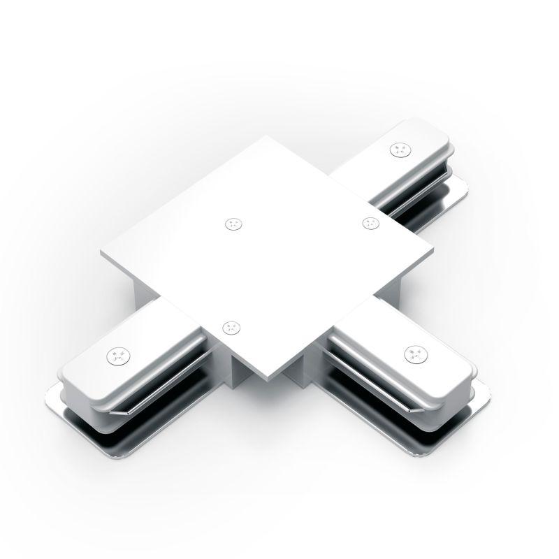  Коннектор Track однофазный для встраив. трековых шинопроводов (T) бел. GAUSS TR136 фото в каталоге от BTSprom.by