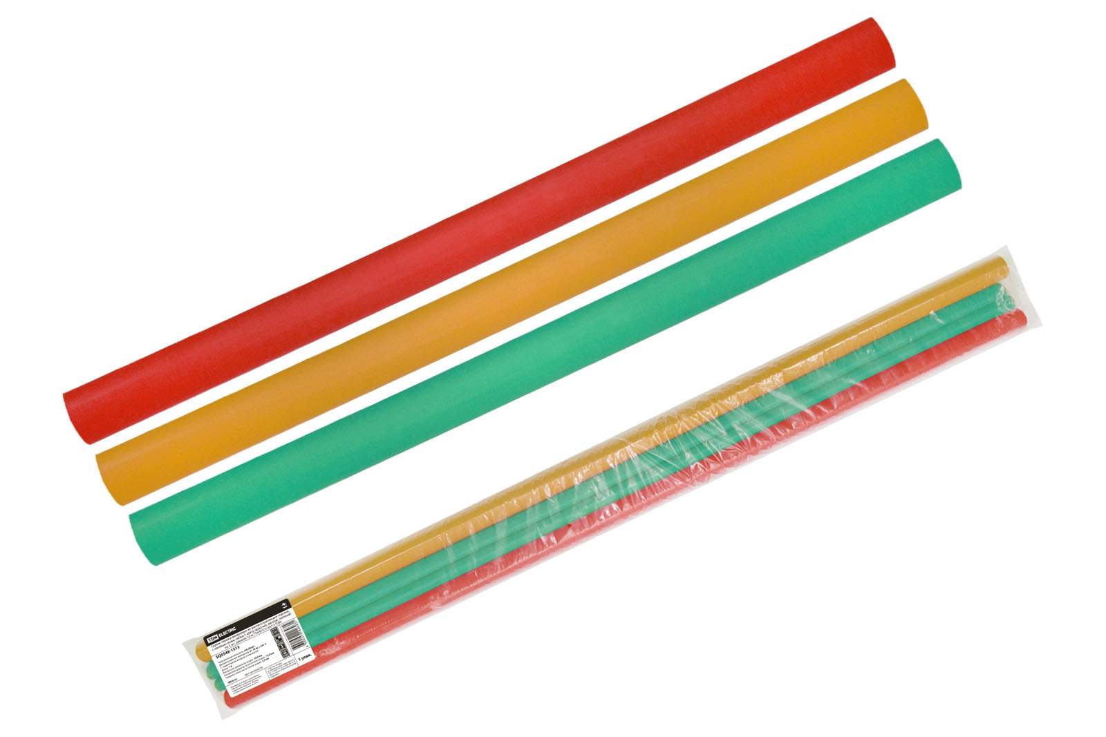 трубки термоусаживаемые, клеевые, набор 3 цвета по 3 шт. тткнг(3:1)-39/13 tdm от BTSprom.by