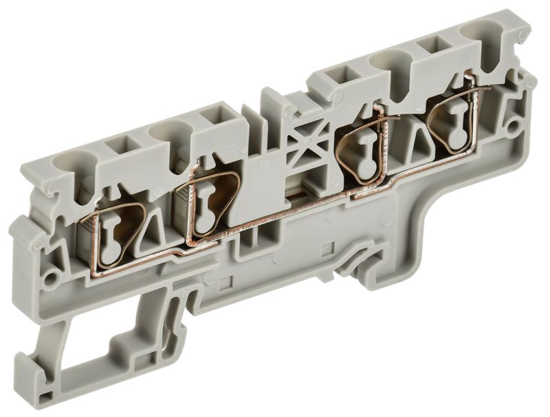 клемма пружинная cx4-4 4кв.мм 4-конт. сер. armafix iek af-ct40-00-4-k03-004 от BTSprom.by
