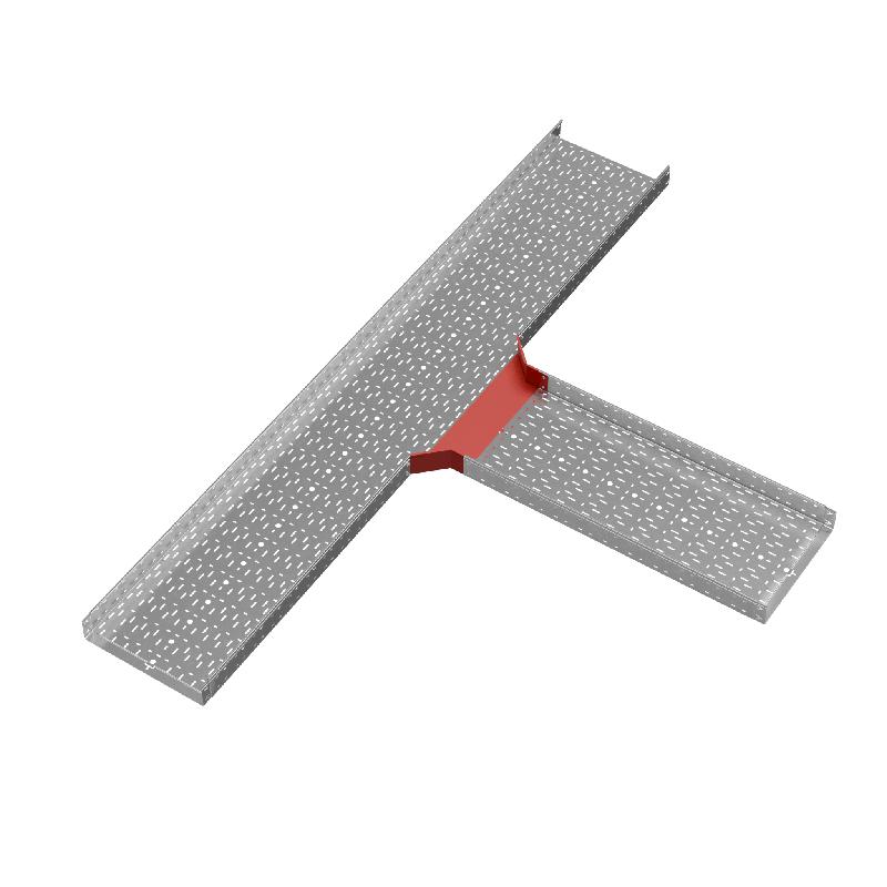 Ответвитель для лотка Т-образ. 500х100 сталь 1мм "ПЛЮС" TUplus100-500 HD КМ PL1526 фото в каталоге от BTSprom.by