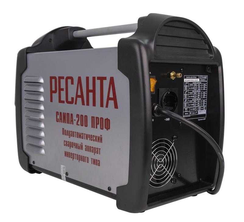  Инвертор сварочный полуавтомат. САИПА-200ПРОФ (MIG/MAG) Ресанта 65/97 фото в каталоге от BTSprom.by