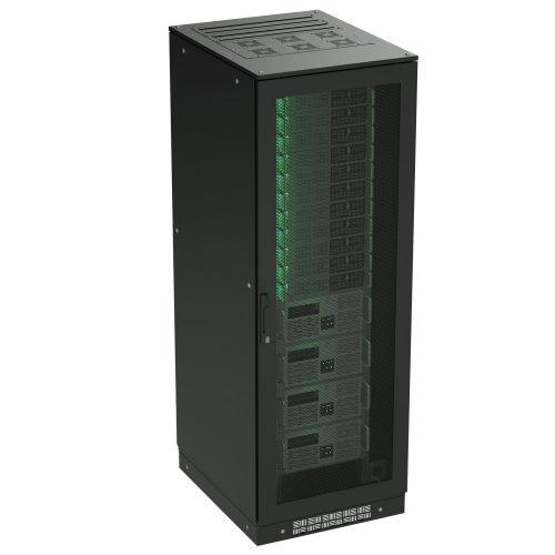 шкаф напольный 47u 800х800 двери перфорир./перфорир. укомплектован вводом и заглушками ral 9005 dkc r5it4788pfb от BTSprom.by