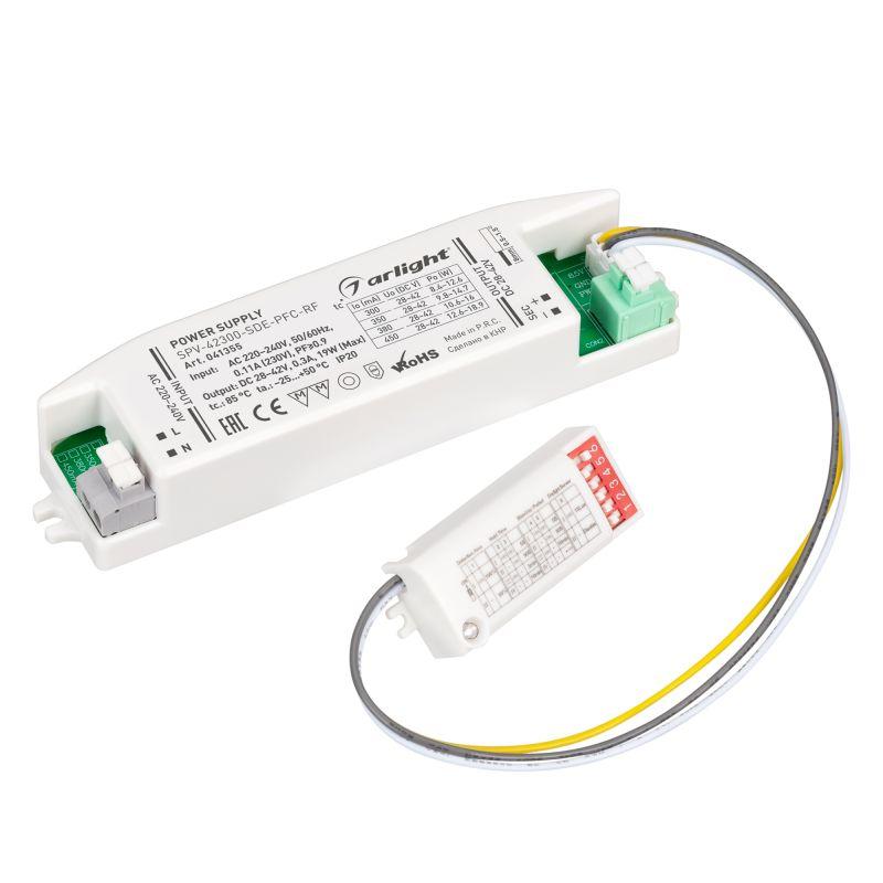 блок питания spv-42300-sde-pfc 28-42в 300ма 19вт 5.8ггц ip20 пластик arlight 041355 от BTSprom.by