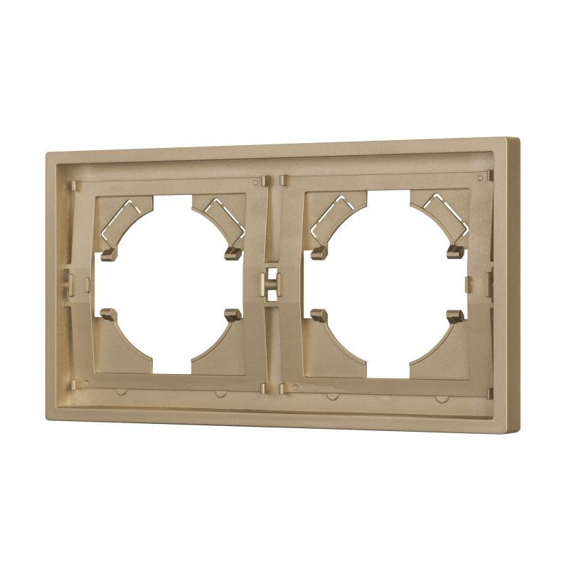 рамка 2-м frm-tendo-sfpl-2-gd пластик. зол. arlight 054647 от BTSprom.by