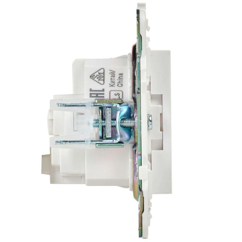  Розетка SKANDY 16А с заземл. защ. шторки безвинт. крепл. SK-R06W арктич. бел. IEK SK-R14-16-1-K01 фото в каталоге от BTSprom.by