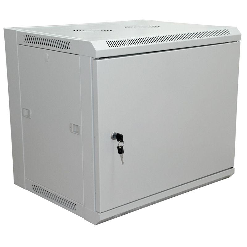 шкаф настенный 19дюйм 18u 600х450х964мм (шхгхв) передняя дверь металл боковые стенки съемные (разобранный) ral7035 rexant 04-2214 от BTSprom.by