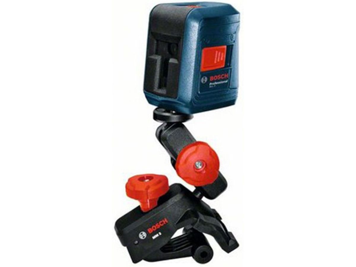 нивелир лазерный bosch gll 2 с держателем в кор. (проекция: крест, до 10 м, +/- 0.50 мм/м, резьба 1/4, 5/8") 0601063a01 от BTSprom.by