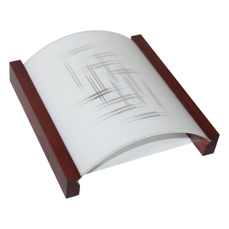  Светильник НББ 01-60-502 "Карелия" 260х245х77 "Элегант" матов./вишня (инд. упак.) Элетех 1005206020 фото в каталоге от BTSprom.by