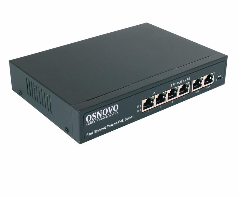 коммутатор passive poe sw-20600/a(80вт) fast ethernet на 6 портов osnovo 13428 от BTSprom.by