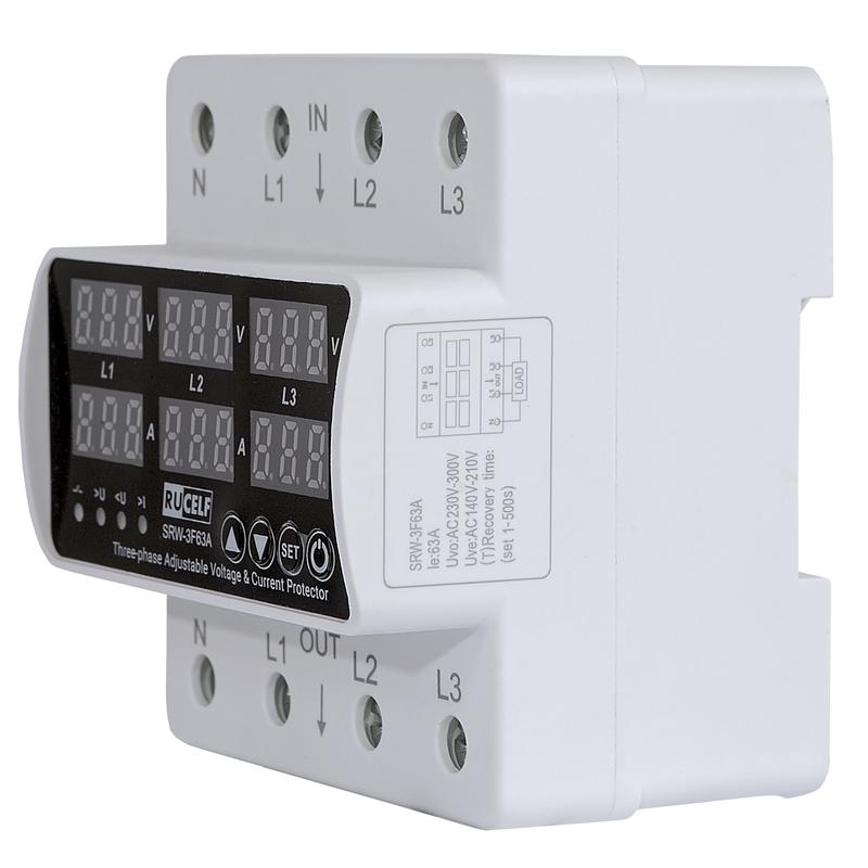  Реле напряжения 3ф RUCELF SRW-3F63A фото в каталоге от BTSprom.by