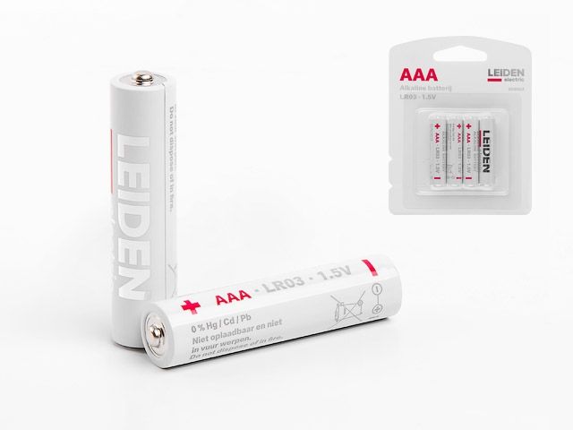 батарейка aaa lr03 1,5v alkaline 4шт. leiden electric 808002 от BTSprom.by