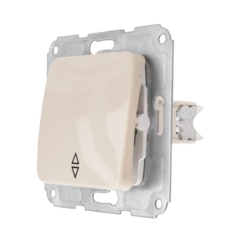  Переключатель проходной 1-кл. СП DEA 10А механизм беж. Kranz KR-78-0235 фото в каталоге от BTSprom.by