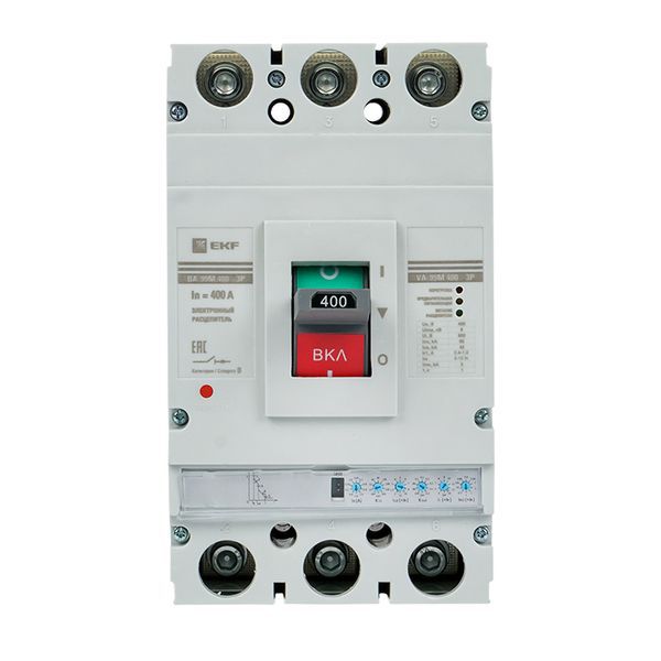  Выключатель автоматический 3п 400/400А 65кА ВА-99М PROxima электр. расцеп. EKF mccb99-400-400me фото в каталоге от BTSprom.by