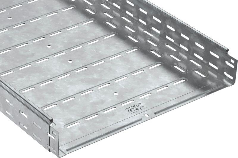 Лоток листовой перфорир. 500х80 L3000 сталь 1.2мм IEK CLP10-080-500-3 от BTSprom.by