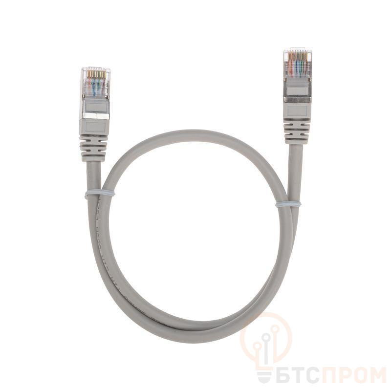Патч-корд F/UTP кат.5e RJ45-RJ45 26AWG LSZH 0.5м сер. Rexant 02-0110-05 фото в каталоге от BTSprom.by  Патч-корд F/UTP кат.5e RJ45-RJ45 26AWG LSZH 0.5м сер. Rexant 02-0110-05 фото в каталоге от BTSprom.by