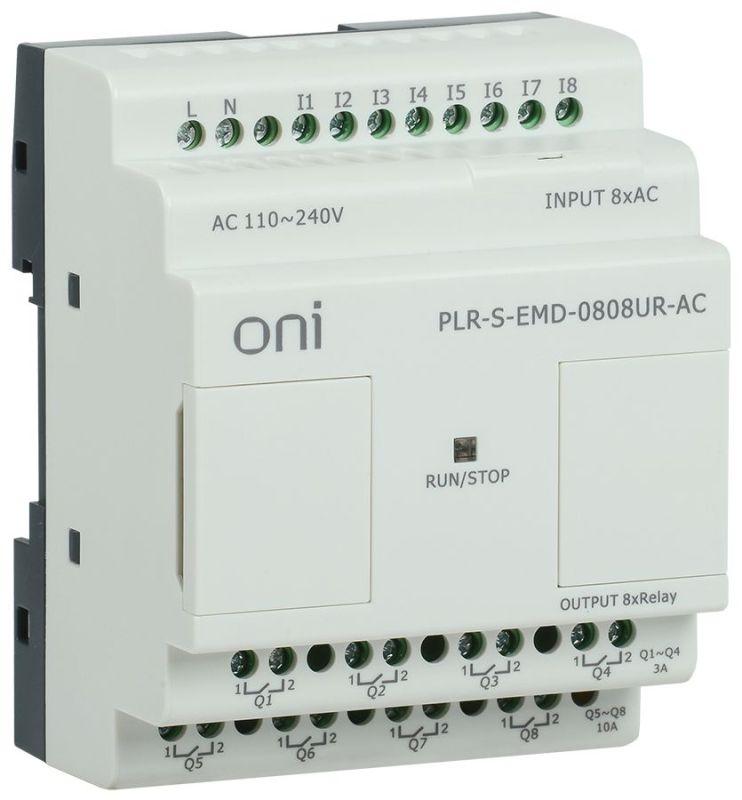 реле логическое plr-s. расширение 8di/8do (r) 220в ac oni plr-s-emd-0808ur-ac от BTSprom.by