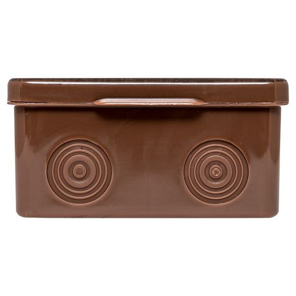  Коробка распаячная КМР-030-034 пылевлагозащ. 100х100х55 без мембранных вводов темн. дерево EKF plc-kmr-030-034-t фото в каталоге от BTSprom.by