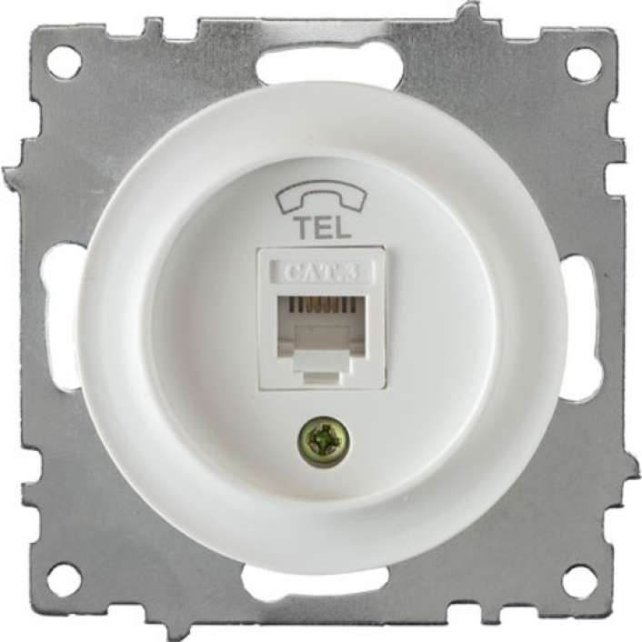розетка телефонная 1-м сп florence rj11 механизм бел. (1e20601300) onekeyelectro 2172769 от BTSprom.by