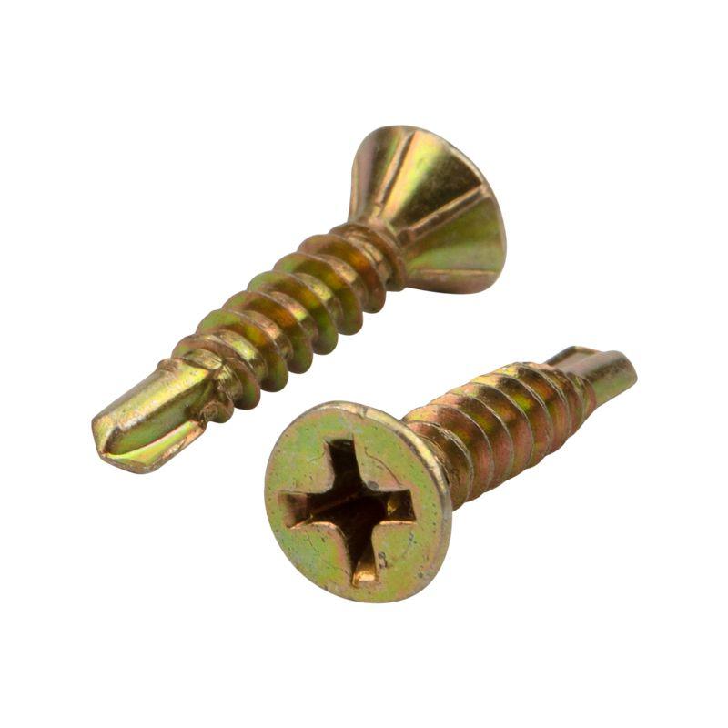  Саморез оконный сверло 3.9х19 желт. цинк (уп.500шт) Kranz KR-01-3722-003 фото в каталоге от BTSprom.by