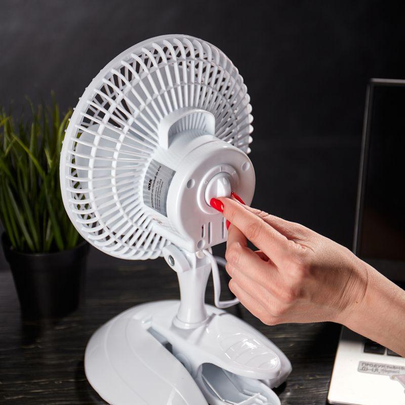  Вентилятор настольный DX-614 15Вт 220В бел. DUX 60-0211 фото в каталоге от BTSprom.by