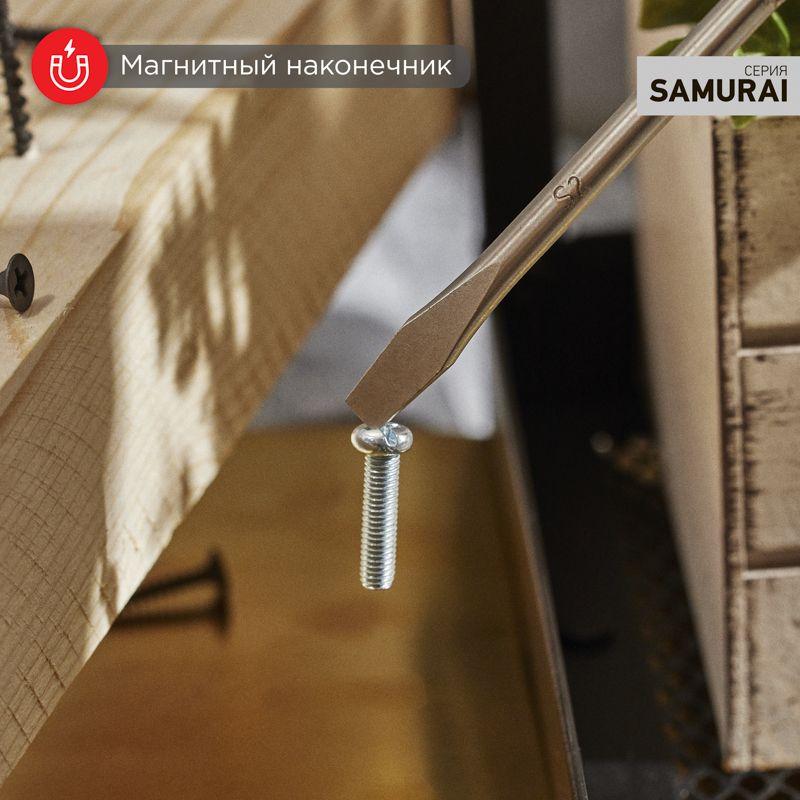  Отвертка шлицевая SL 3х75мм трехкомпонентн. рукоятка сталь S2 Rexant 12-4721-1 фото в каталоге от BTSprom.by