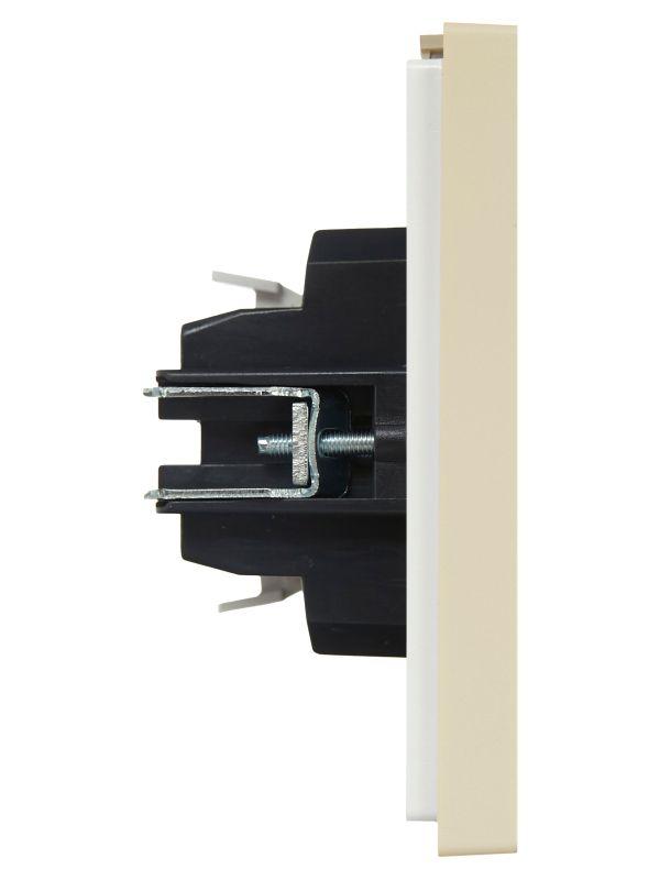  Выключатель 2-кл. СП FORTE&PIANO 10А FP405 ваниль IEK FP-V20-0-10-1-K10 фото в каталоге от BTSprom.by