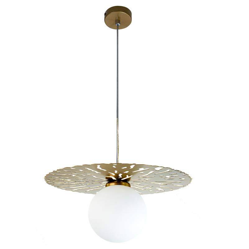  Светильник "Гелиос" 212 (плафон 8729) НСБ 01-40-192 Е14 [ИМ] подвесной зол. Элетех 1005405306 фото в каталоге от BTSprom.by