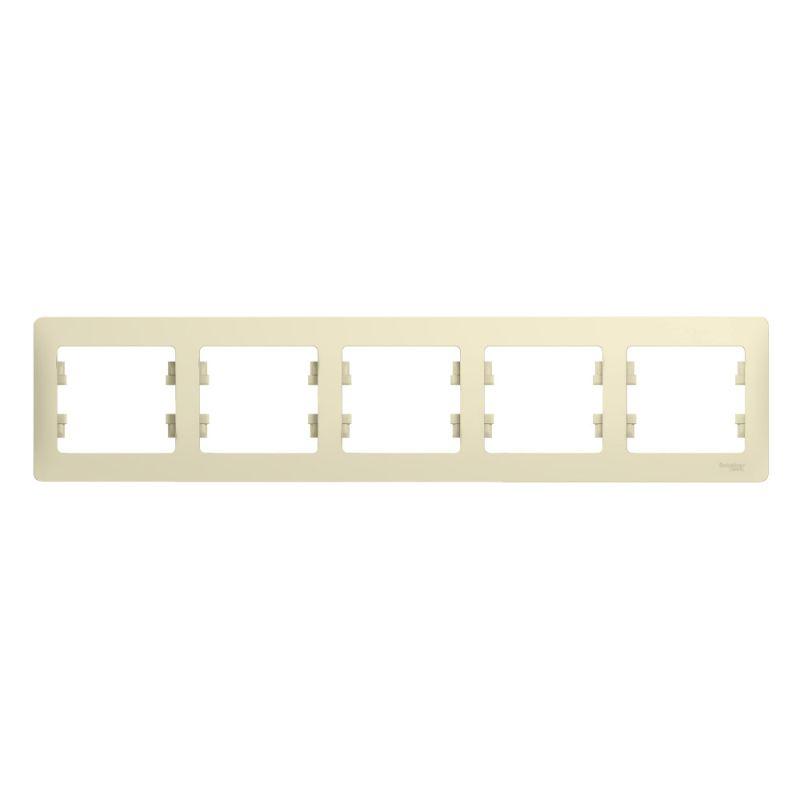 рамка 5-м glossa горизонт. беж. se gsl000205 от BTSprom.by