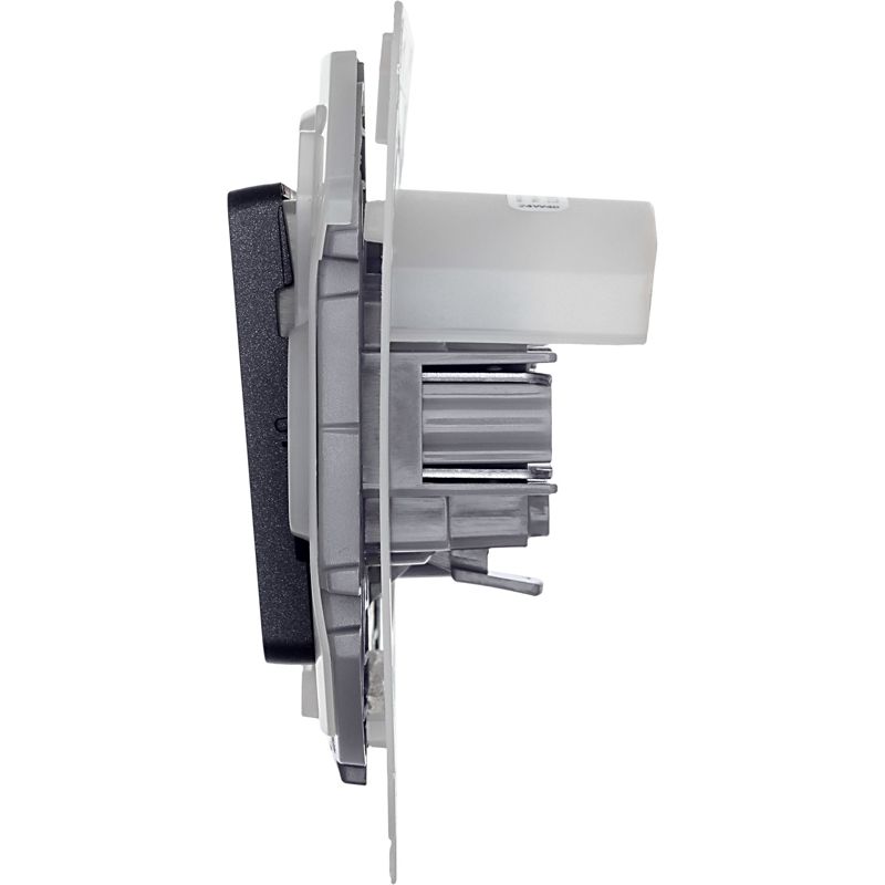  Переключатель 1-кл. Inspiria 10А IP44 250В 10AX механизм антрацит IEK 673673 фото в каталоге от BTSprom.by