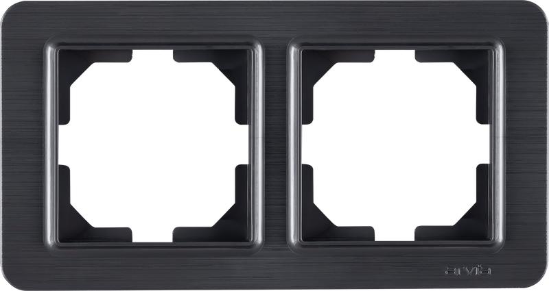 рамка 2-м lavin антрацит arvia 21 26 4000 022 от BTSprom.by