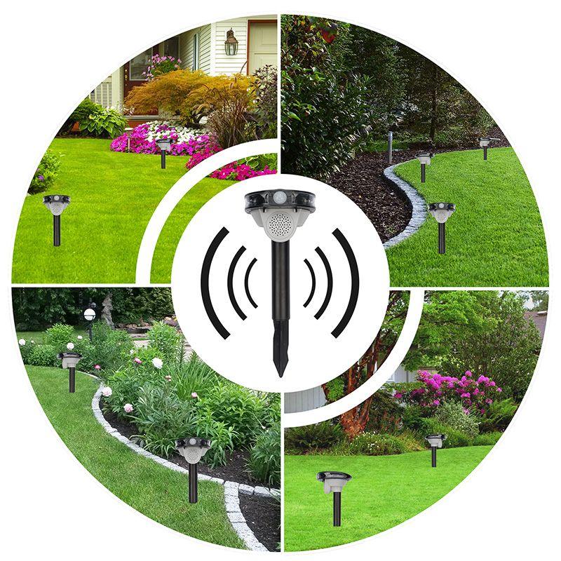  Отпугиватель звуковой животных с датчиком движения солнечная батарея Rexant 71-0079 фото в каталоге от BTSprom.by